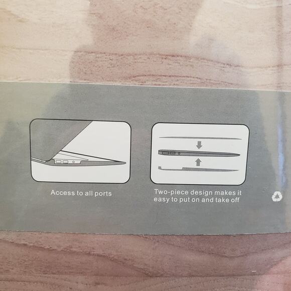 Macbook Air 13" Faux Wood Design Hard Laptop Case New in Package - Picture 4 of 13